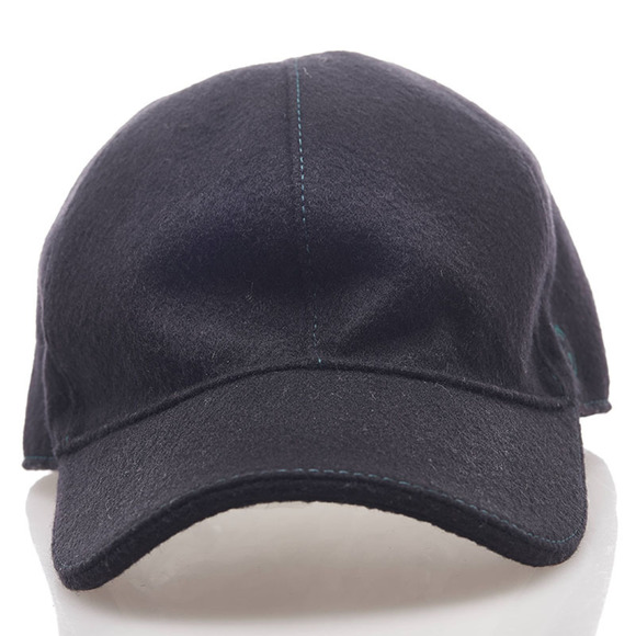 Gucci Interlocking G Sherry Line Cap 353505 Black Wool Cotton Nylon Ladies GUCCI - Picture 2 of 6